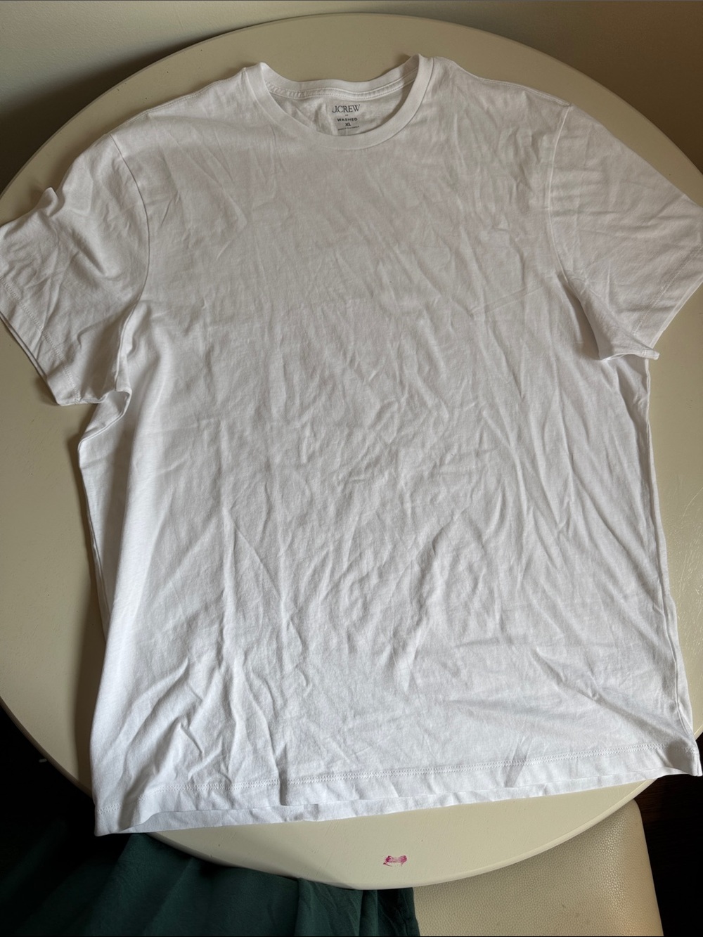 J. Crew Men's White Crewneck Short Sleeve Tee NWOT